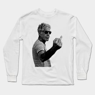 Anthony Bourdain // Retro 90s Long Sleeve T-Shirt